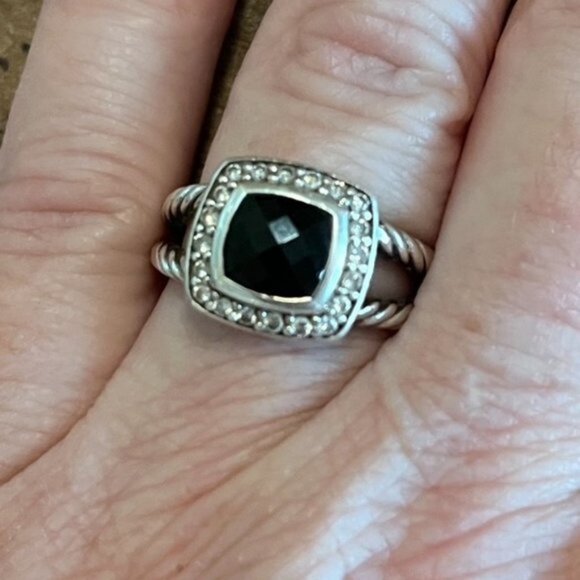 Petite Albion Diamond Halo Ring by David Yurman – Classic Cut - Picture 1 of 4